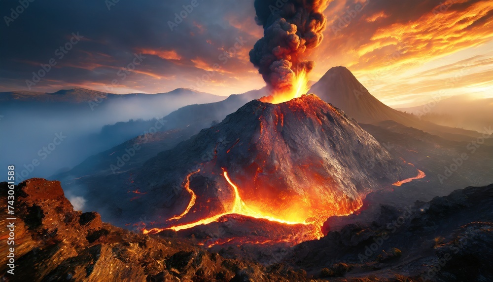 Fototapeta premium eruption