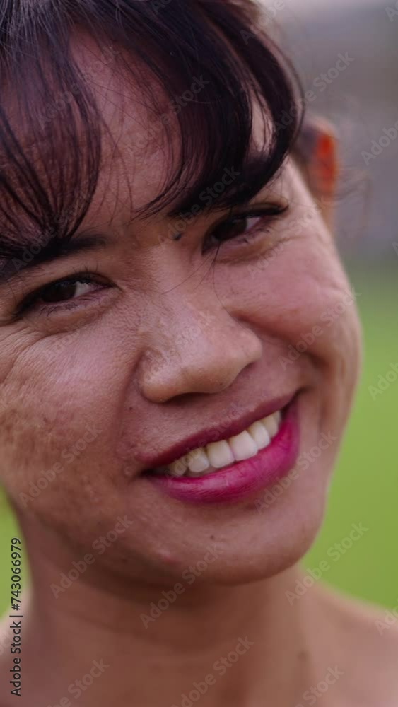 Closeup of a smiling happy asian girl in Thailand Closeup of a smiling happy asian girl in Thailand