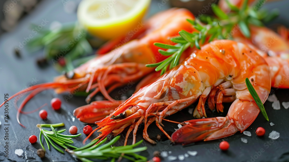 Gourmet Prawns with Fresh Herbs, perfect for culinary blogs and cooking tutorials Gourmet Prawns with Fresh Herbs, perfect for culinary blogs and cooking tutorials