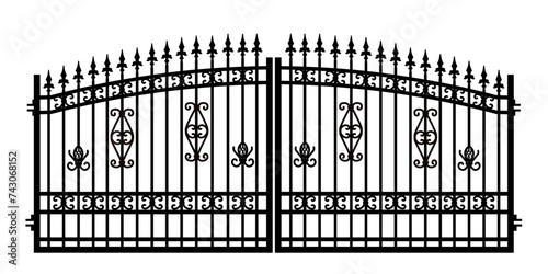 wrought iron gate
