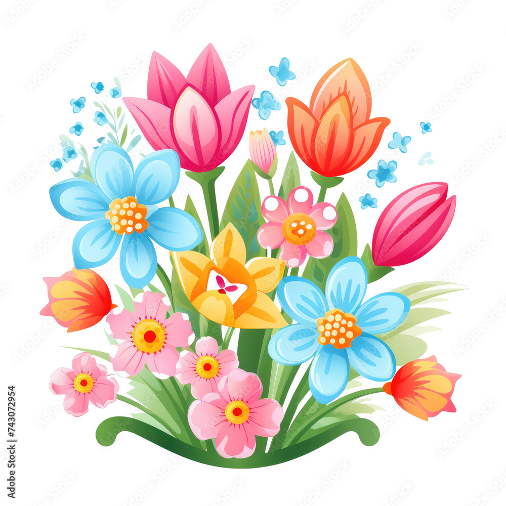spring flower bouuet