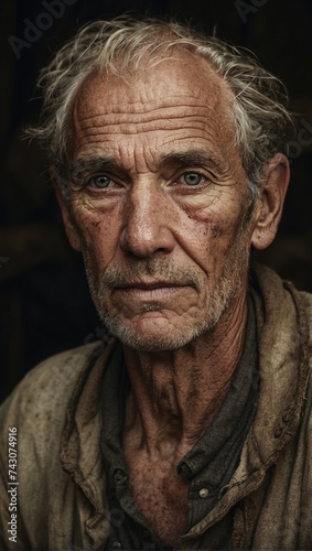portrait of old person © Светлана Ефименко