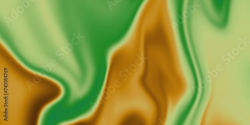 background with liquid flowing. colorful green or brown liquify background. abstract fluid background texture