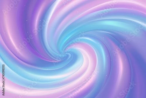 Abstract Swirling Background in Shades of Pink and Blue with Glittering Stars