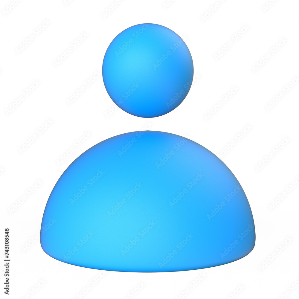 3d render employee people avatar icon user profile picture symbol 3d render employee people avatar icon user profile picture symbol