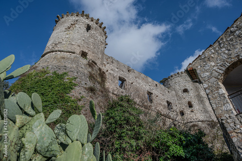 The Avalos castle of Vairano Patenora, Campania, Italy photo