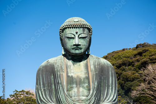 Buddha statue from Japan. Kamakura.
