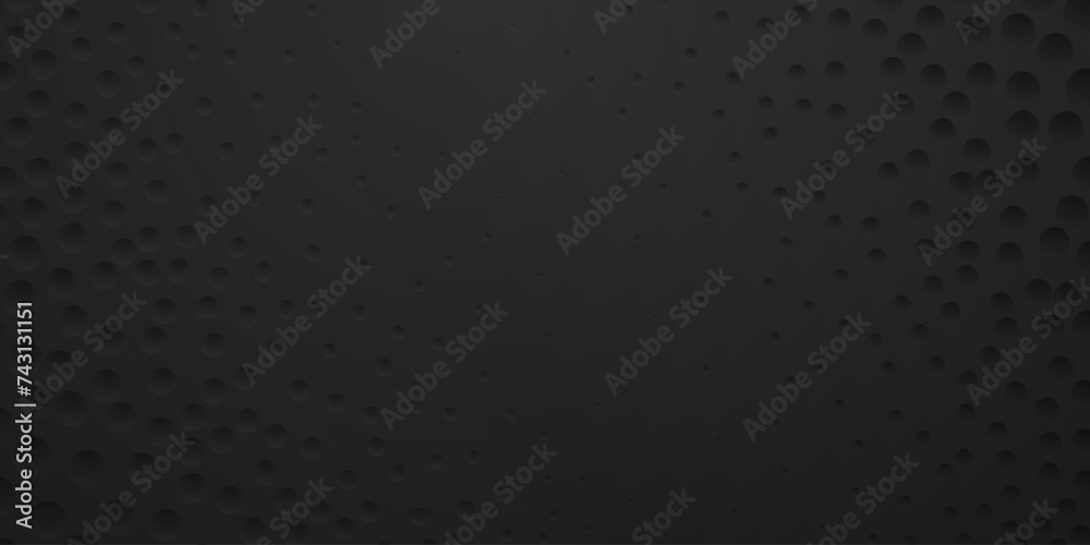 Abstract background in black colors with many concave small circles Abstract background in black colors with many concave small circles