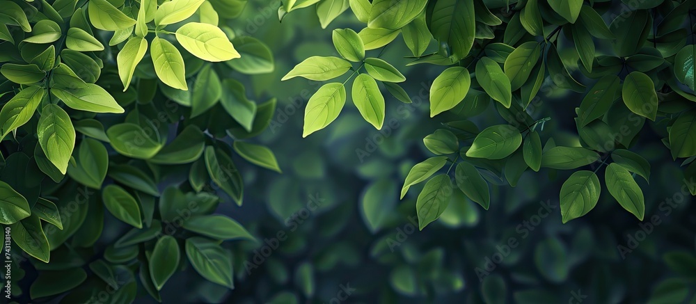 The close-up shot captures the intricate details of a tree with lush green leaves against a park background. The focus is on the vibrant foliage and the unique patterns of the leaves. The close-up shot captures the intricate details of a tree with lush green leaves against a park background. The focus is on the vibrant foliage and the unique patterns of the leaves.