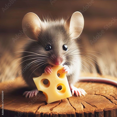 mouse and cheese