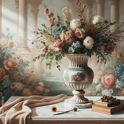 vase with flowers