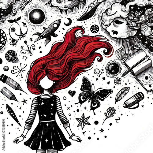 girl with a cigarette