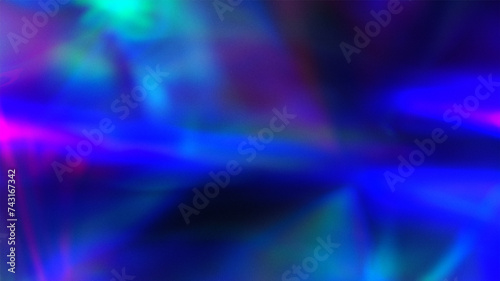 Holographic Foil, Iridescent Texture Background - Black, Blue, Abstract Grainy Design photo