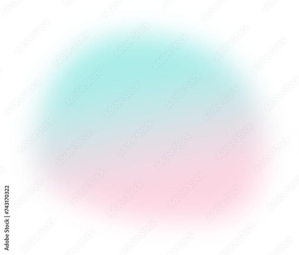 Abstract gradient transparent blur. Pink and Turquoise Gradient blob shape design element Abstract gradient transparent blur. Pink and Turquoise Gradient blob shape design element