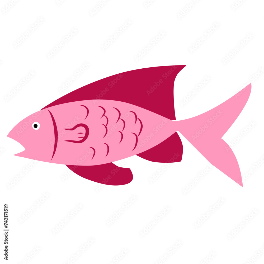 Obraz premium tropical fish vector