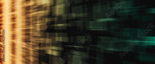 abstract green and yellow background with motion blur