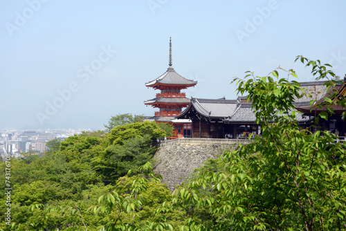 清水寺　三重塔遠望　京都市東山区清水