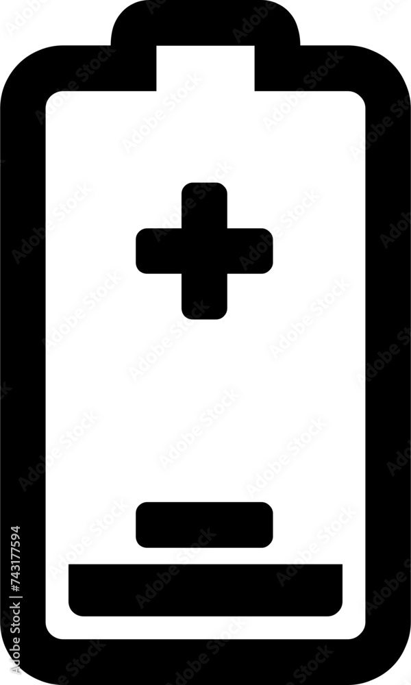 Obraz premium modern empty battery vector icon, simple empty battery vector icon, empty battery vector icon, empty battery icon, minimalist empty battery vector icon