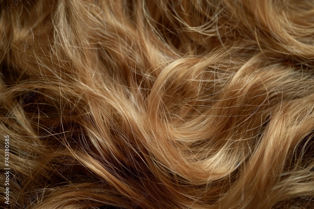 Naklejka premium human hair structure, snapshot aesthetic,keratin.