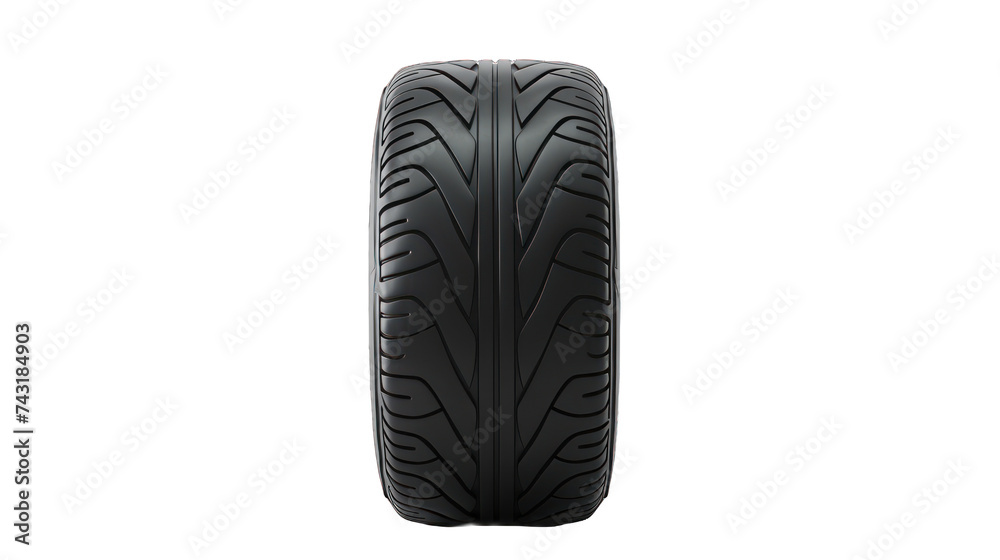 Car tire isolated on transparent background Car tire isolated on transparent background