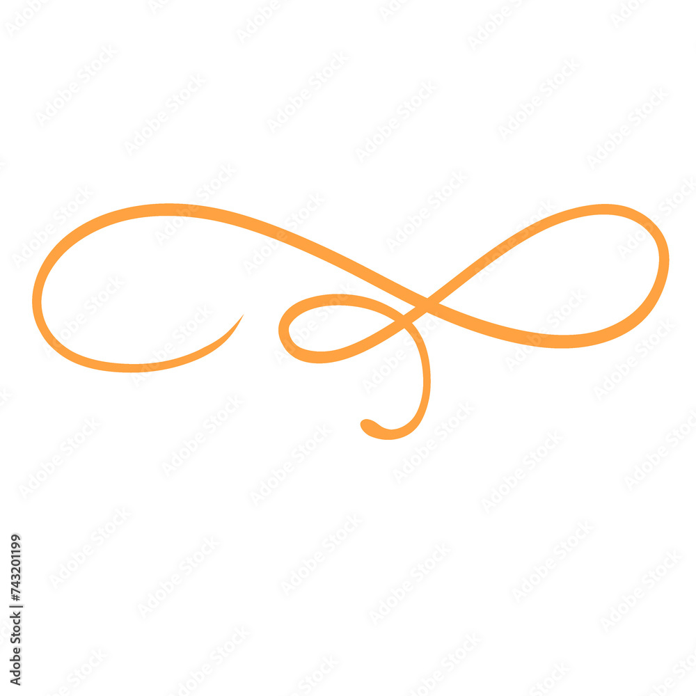 Yellow Squiggle Line Curved Divider Yellow Squiggle Line Curved Divider