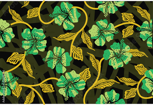 Batik Indonesian: is a technique of wax-resist dyeing applied to whole cloth, or cloth made using this technique originated from Indonesia.