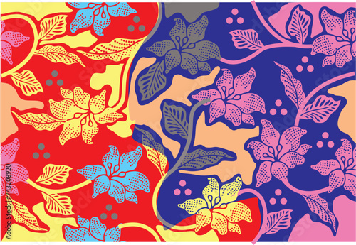 Batik Indonesian: is a technique of wax-resist dyeing applied to whole cloth, or cloth made using this technique originated from Indonesia.