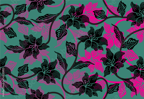 Batik Indonesian: is a technique of wax-resist dyeing applied to whole cloth, or cloth made using this technique originated from Indonesia.
