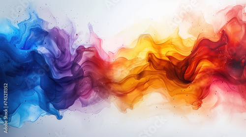 abstract colorful background with wave