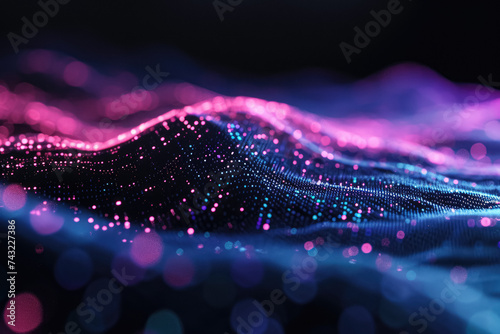 Adobe Stock Name: Innovative Abstract Futuristic Digital Data Background: Ideal for Technology and Cybersecurity Projects. Generated AI