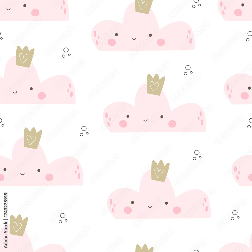 Seamless pattern with abstract decor elements. flat simple vector. hand drawing. design for fabric, textile, wrapper, print Seamless pattern with abstract decor elements. flat simple vector. hand drawing. design for fabric, textile, wrapper, print
