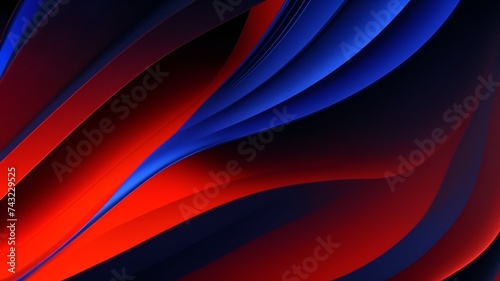 Black blue orange red abstract grainy poster background vibrant color wave dark noise texture cover header design  