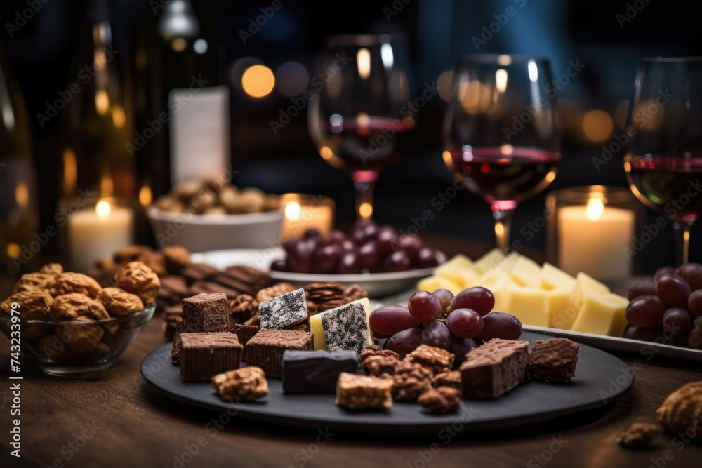 October wine and chocolate pairing event