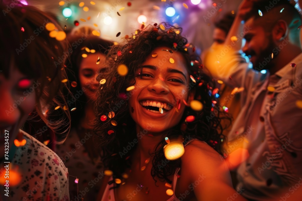 Confetti Party Joyful Celebration Confetti Party Joyful Celebration