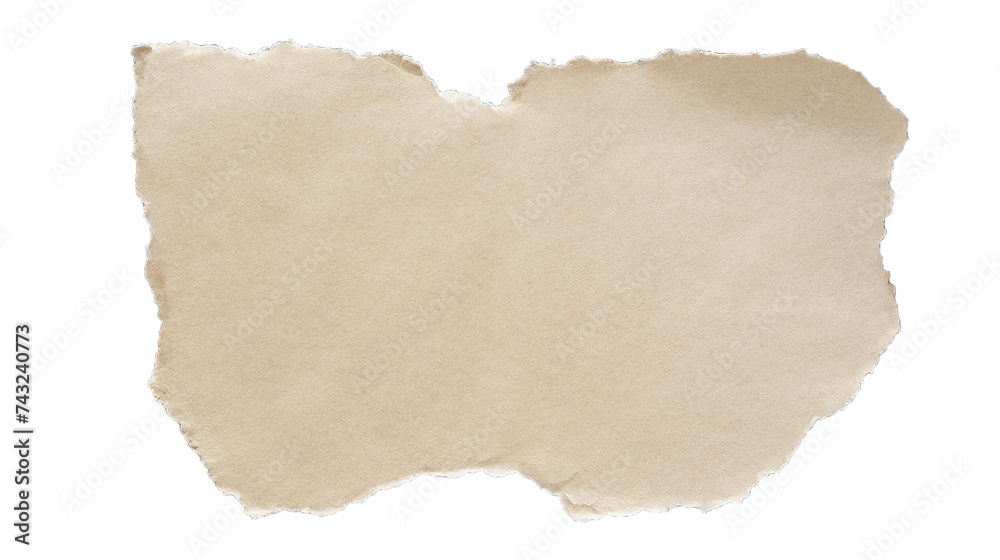 Realistic paper tear design transparent background - generative ai Realistic paper tear design transparent background - generative ai