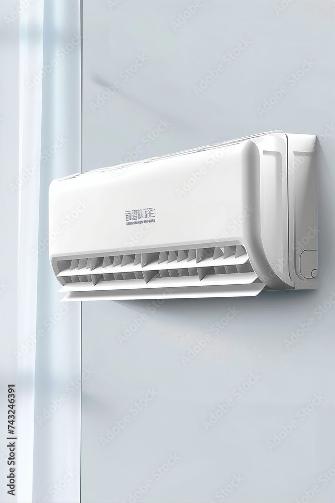 Wall Mounted Air Conditioner on Wall Wall Mounted Air Conditioner on Wall