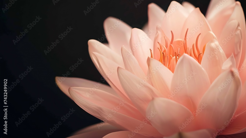 Beautiful pink water lilly flower : Generative AI
