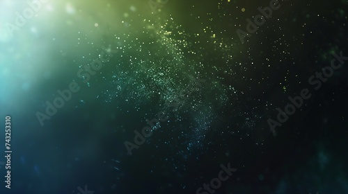 Black blue green abstract texture background Color gradient Dark matte elegant background with space for design Canvas Poster Christmas : Generative AI
