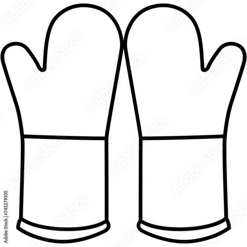 Oven Mitt Icon
