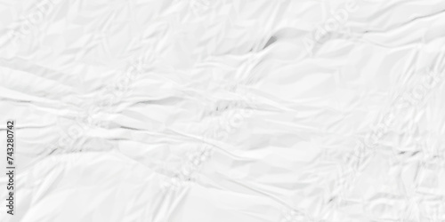 White crumpled paper crinkle wrinkled background texture pattern overlay backdrop design. wrinkled high resolution arts craft and Seamless white crumpled paper.	
