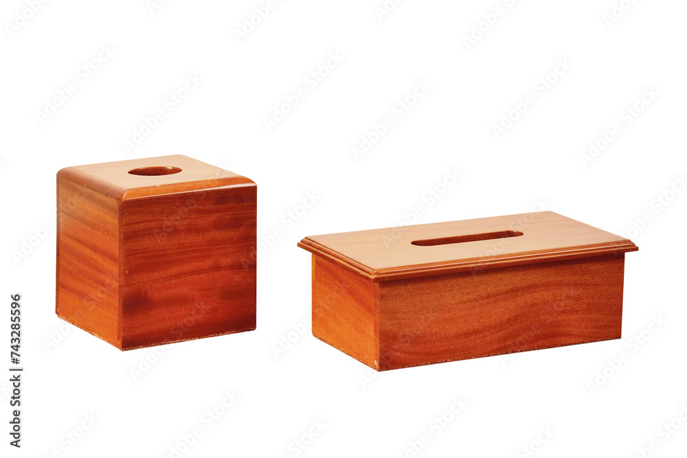 Wooden tissue boxes, made of solid mahogany wood, regular tissue models and rolled tissue Wooden tissue boxes, made of solid mahogany wood, regular tissue models and rolled tissue