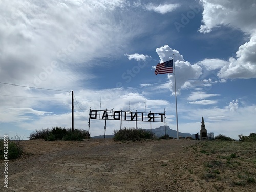 Trinidad Colorado Landmrk from behind