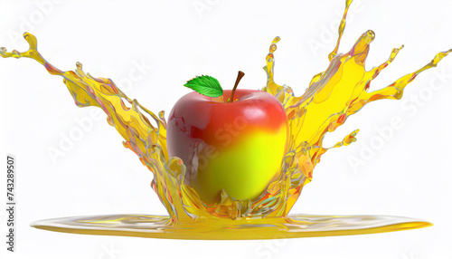 Jabłko abstrakcja