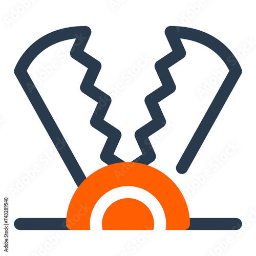 Deadly Trap Vector Illustration for Game Asset