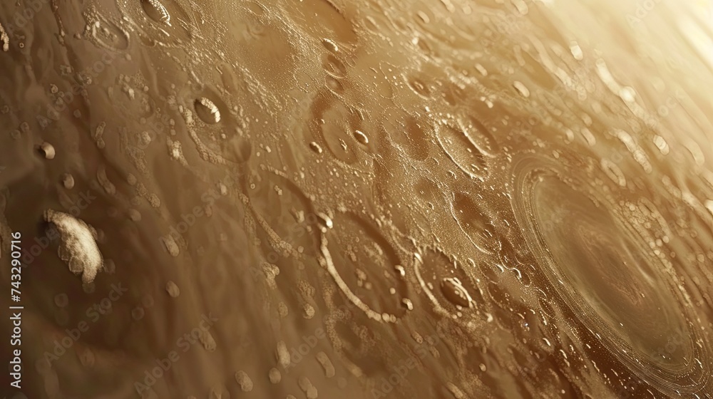 close up, diagonal perspective, orbital view of Saturn close up, diagonal perspective, orbital view of Saturn