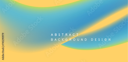 Abstract vector backdrop with fluid, geometric elements. Harmonious blend of form and color, evoking dynamic and captivating visual landscape for wallpaper, banner, background, landing page