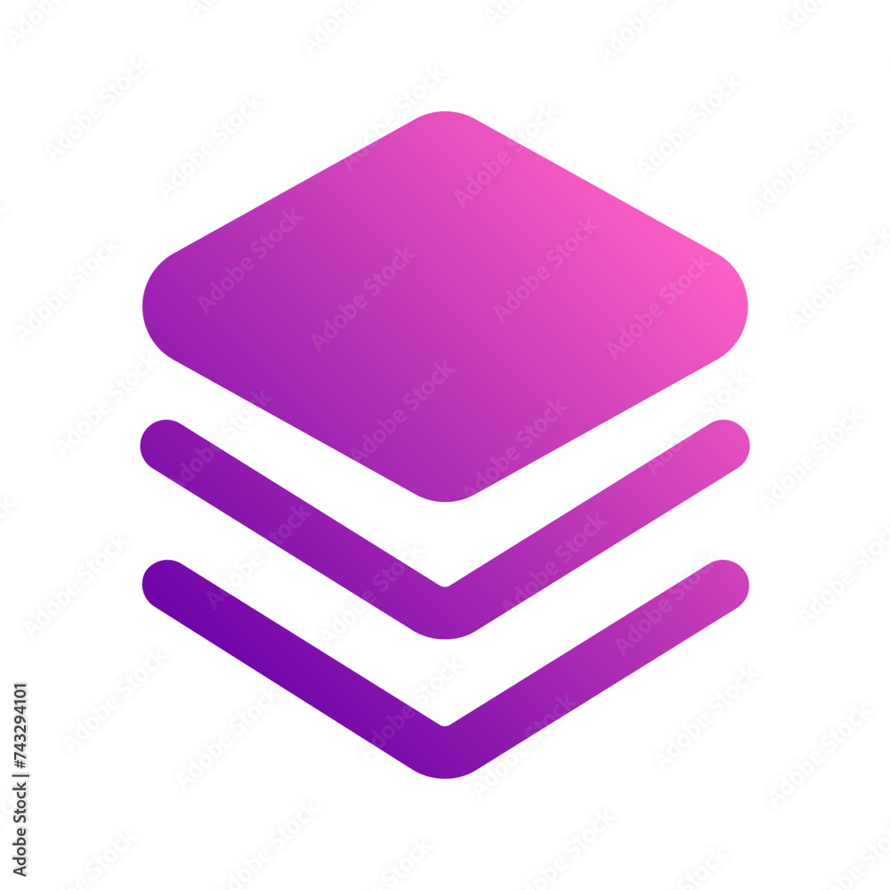 layers gradient icon