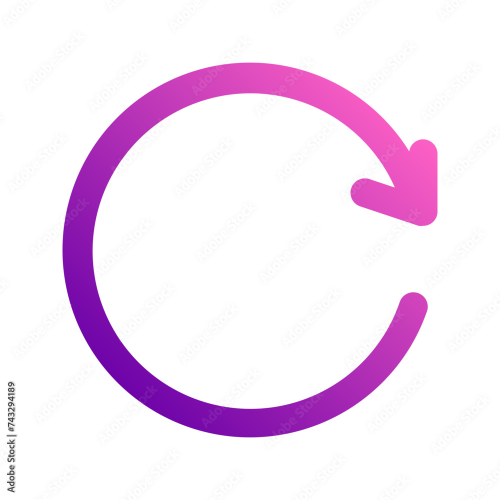 refresh gradient icon refresh gradient icon