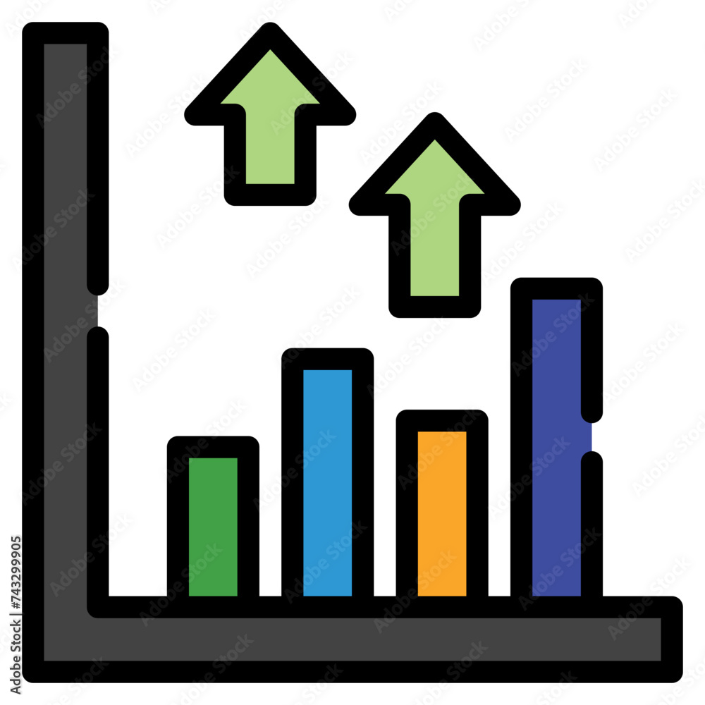 Growth Bar Icon