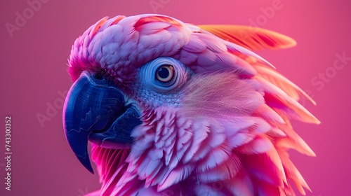 Pink Parrot  © vanilnilnilla